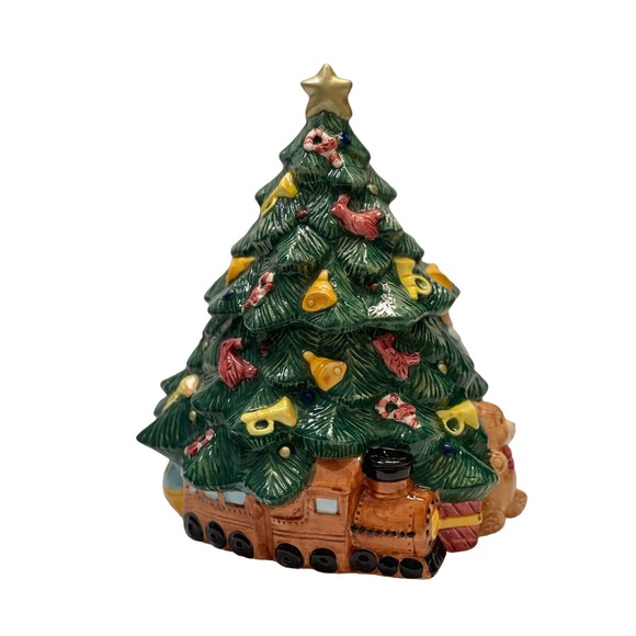 Jay Import Co. Vintage Ceramic Christmas Tree Cookie Jar - Picture 3 of 11